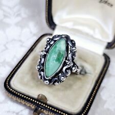 Ring 19. Jh. Silber besetzt