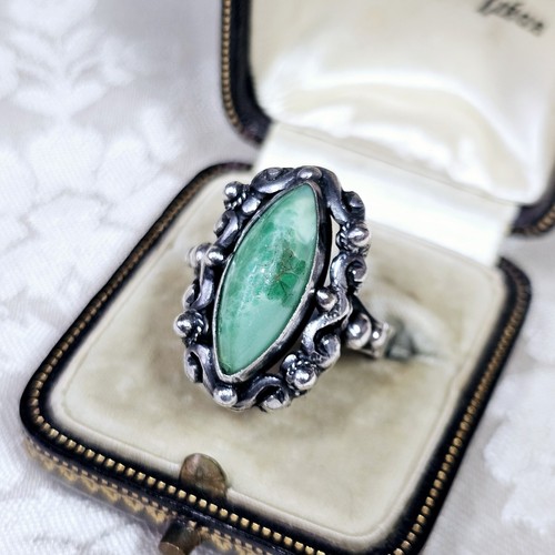 Ring silber besetzt - silber,