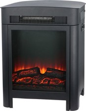 Elektrokamin Schwarz