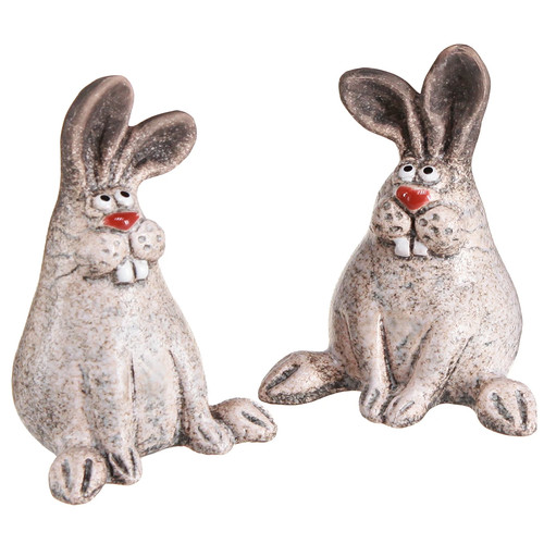 Osterhase keramik deko hase - deko,