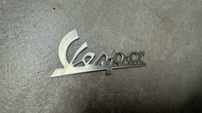 Vespa Emblem Plakette Aluminium 50 60er Jahre Neu 