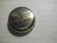 Gebrauchter, goldener Kronkorken Warsteiner PILSENER