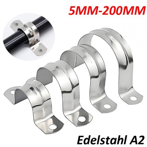 Rohrschelle edelstahl v2a - rohrschelle,