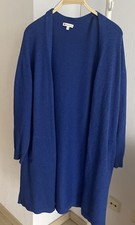 Street One Damen, Strickjacke, Long Cardigan, Gr. 40,  Blau mit Taschen