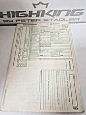 Honda GT70 Papiere ohne Eintrag gebraucht nur als Muster für Sammler/Liebh.