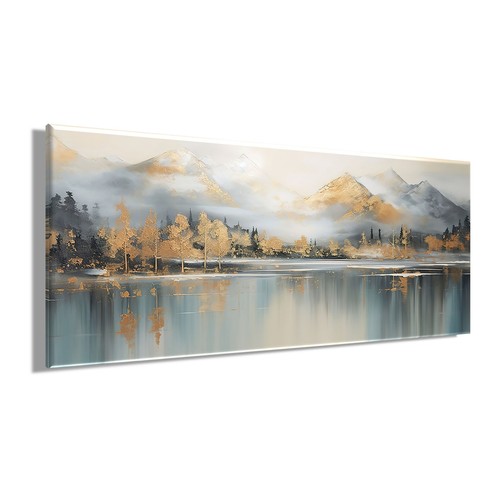 Wandbild berge und see xxl - und,