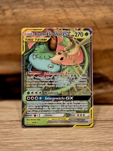 Pokemon bisaflor serpifeu gx - pokemon,