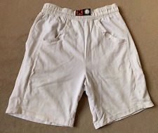 weiße "HOT WILD"Sporthose Kurzhose Bermudas Shorts Kurze Jogging  Herren Gr.M 48