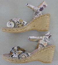 Lait & Miel Impressionen Sandalen Wedges Pumps Keilabsatz Gr. 40 NEU NP 80€