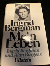 INGRID BERGMANN mit Autogramm; SGINIERT, MEIN LEBEN