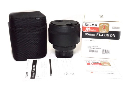 Sigma 85mm dn - f1.4, objektiv