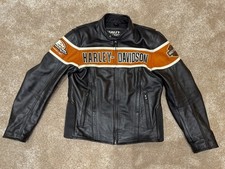 Harley Davidson Victory Lane Lederjacke Jacke M