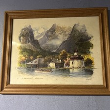 Nitschke Aquarell Gemälde ST
