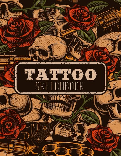 Tattoo sketchbook large - tattoo, sketchbook: