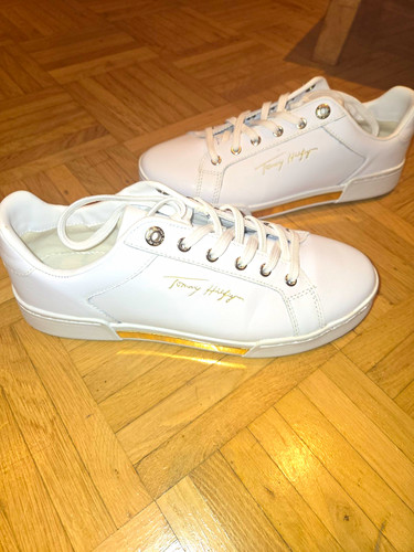 Weisse sneaker tommy hilfiger - tommy,