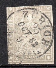 Schweiz sitzende helvetia - 19,