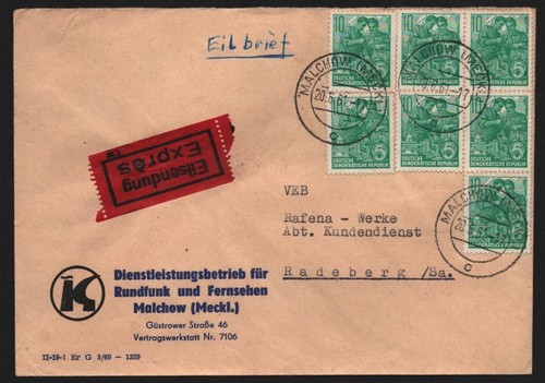 B13143 brief ddr 1961 - brief,
