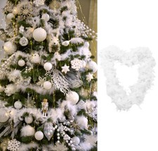 Weihnachtsbaum weiße Feder