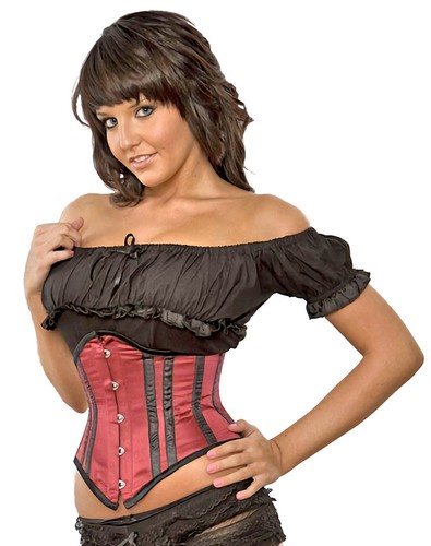 Womens corset red small - womens,