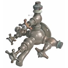 Wannenarmatur Wasserhahn Armatur Badewanne alt Douche froid chaud Bain