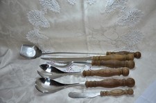 7 x Schönes Tranchier-Besteck