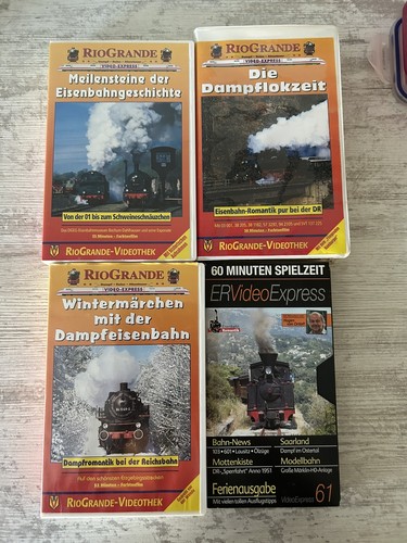 4vhs kassetten eisenbahn - 4vhs,