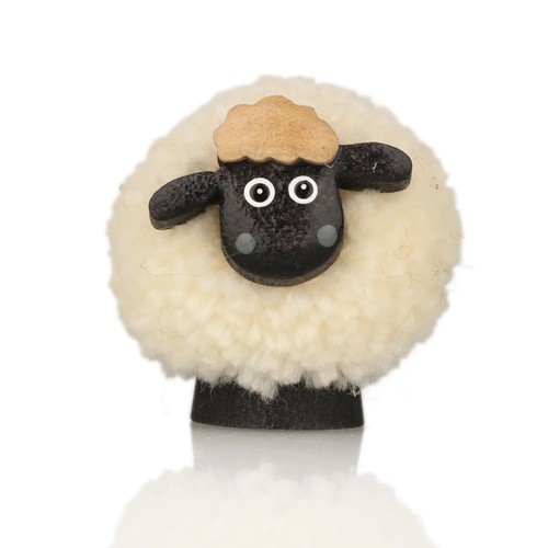 Schaf pompom dekofigur - schaf,
