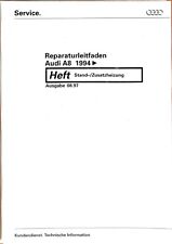 Reparaturleitfaden Audi A8 1994 / 08.1997 Standheizung Zusatzheizung Reparatur