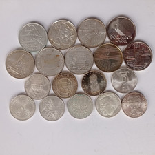 Sammlung 18 Silbermünzen