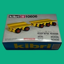 Kibri 10606 Bausatz Scheuerle Plattformwagen H0 1:87 Neuwertig #