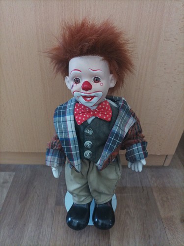 Clown puppe keramik - puppe,,