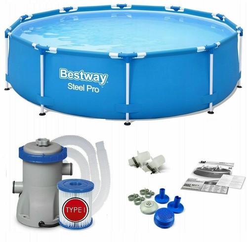 Steel pro komplett pool - steel, set