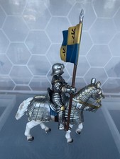 Schleich 70008 - Löwenritter Fahnenträger Pferd - Ritter / Knights - vollständig