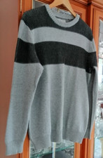 Angelo Litrico schöner Pullover Herren-Gr. L-Grau-Strick-Warm-Dick-wie NEU
