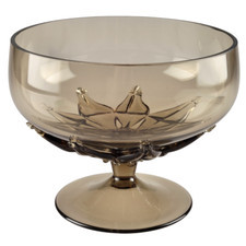 Fußschale Glas Obst Schale