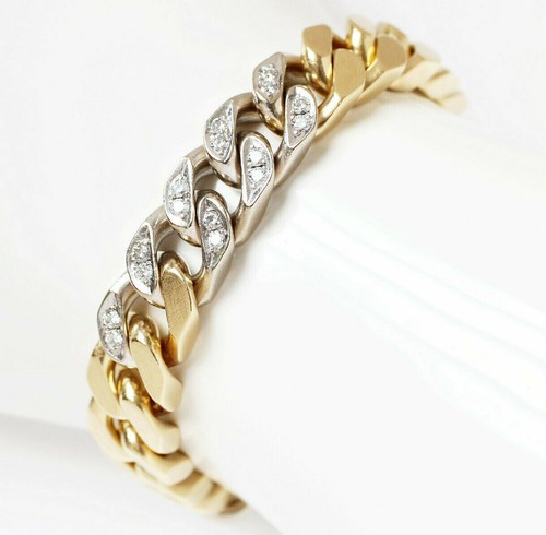 Panzerkettenarmband karat - 18,