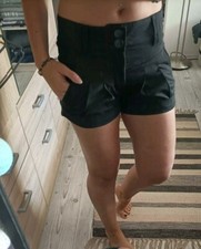 Only Hot Pants schwarz Business sexy XS S 34 36 Gothic Rockabilly Vintage Party