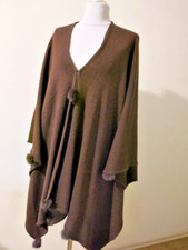Warme Strick Poncho- Gr XXL