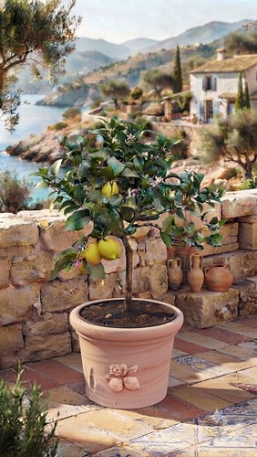 Neu ital blumentopf - ital.,