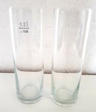 2 Kölsch Gläser Kölschgläser Biergläser 0,2 L 200ml Bierglas Kölner Stangen Glas