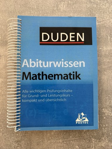 Duden abiturwissen mathematik - duden,