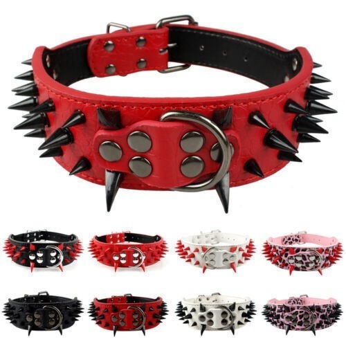 5cm breit hundehalsband leder - breit,