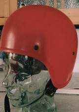 DDR Mopedhelm Eierschale rot Helm Gr.ca. 58, Simson Schwalbe MZ Duo Krause