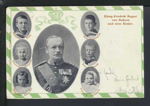 Ansichtskarte adel könig - ansichtskarte,