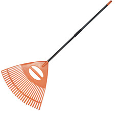 XXL Laubrechen mit Metallstiel