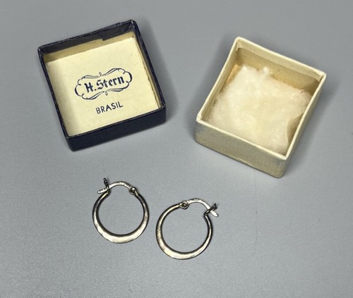 Vintage stern ohrringe - stern,