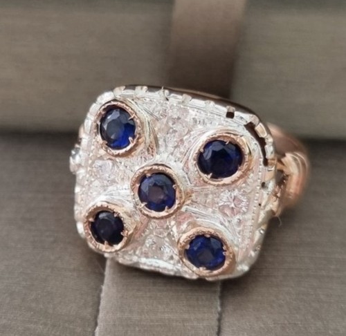 Saphir diamant 9 karat - saphir, +