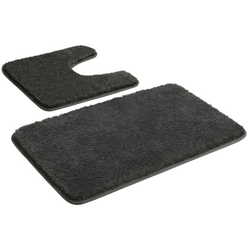 Badematten set teilig grau - set, 2