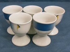 5 Eierbecher, Porzellan, La