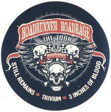 Roadrunner Roadrage - The Tour - Aufkleber / Sticker - Promoaufkleber - wie Bild